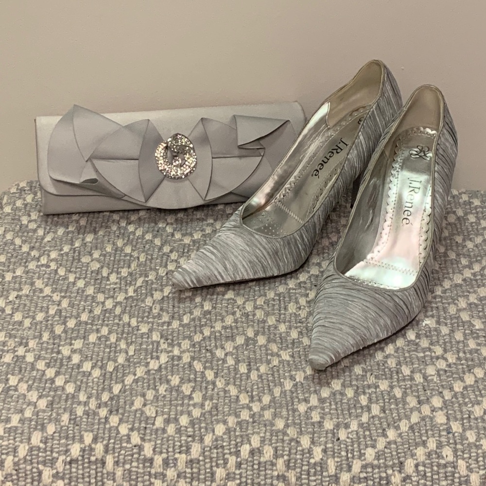 J. Renee Silver Heels and Lulu Townsend Purse